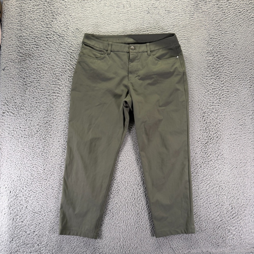 Lululemon ABC Pant Mens 32x26 Green Elastomultiester Golf Tapered Performance
